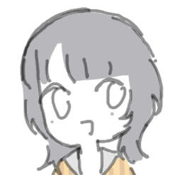 if her hair flow w/ wind